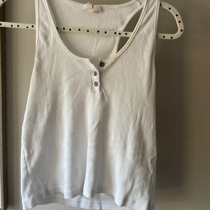 Henley crop tank